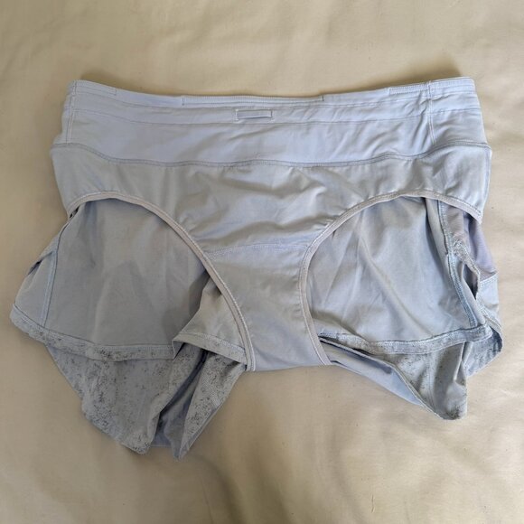 LULULEMON SPEED UP MID RISE LINED SHORT 4" PASTEL SIZE 12 - Picture 6 of 9